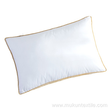 Cheap sell Hilton pillow double line with bag